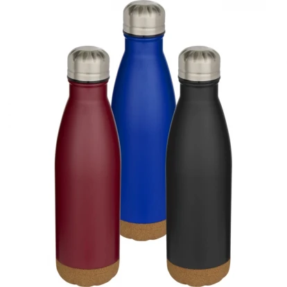 Cove 500ml Double Wall Vacuum Insulated Stainless Steel Water Bottle With Cork Details