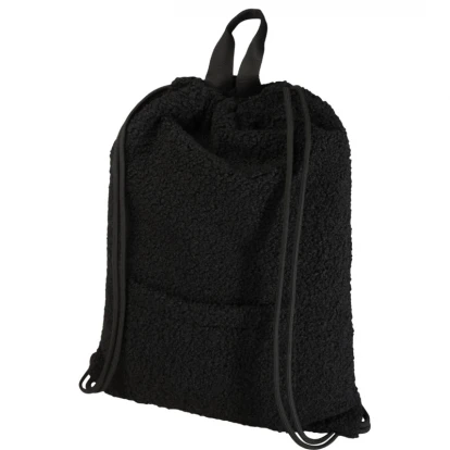 Bear GRS Recycled Sherpa Drawstring Backpack 9L