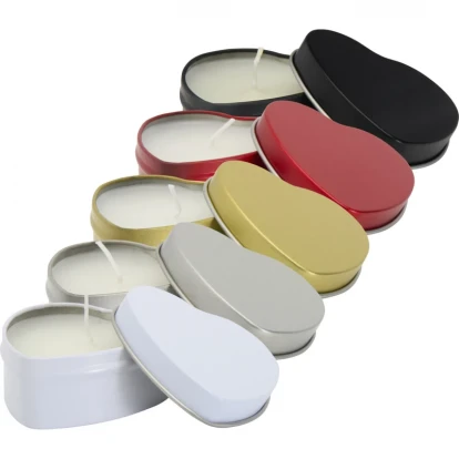 Blissful Heart-Shaped Tin Candle With Vanilla Aroma