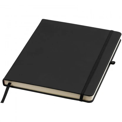 Noir large notebook with lined pages