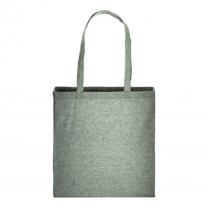 Sustainable Living Recycled Cotton Shopping Bag with Gusset
