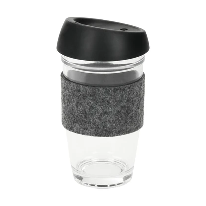 Glass Coffee Cup Cristallo Large - Transparent