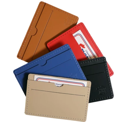 Citizen Green Tintin Recycled Leather Card Holder