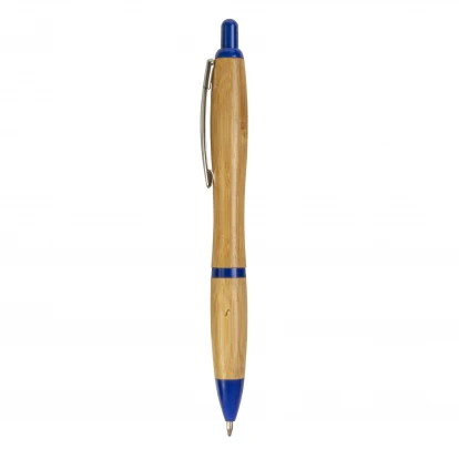 Sustainable Living Bamboo Retractable Pen with Chrome Fittings