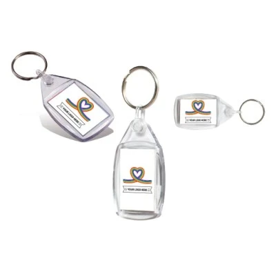 Rainbow Plastic Keyring