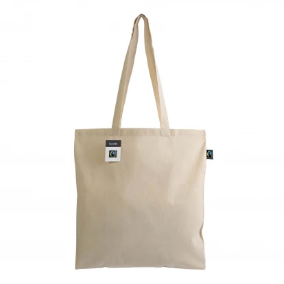 Sustainable Living Fairtrade Cotton Shopping Bag with Gussets