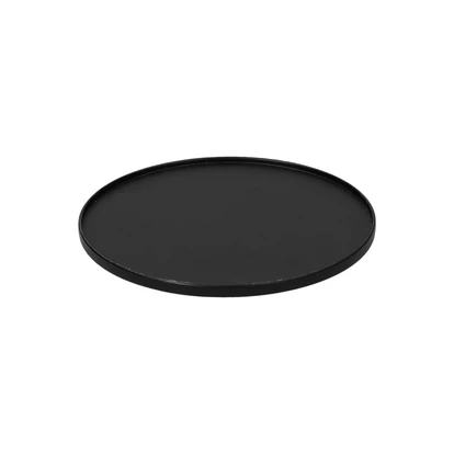 Black Round Coaster