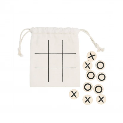 Sustainable Living Wooden tic-tac-toe game