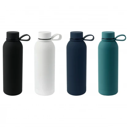 Sustainable Living Thermal 500ml Bottle With Rubberised Finish