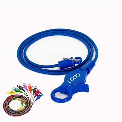 Stretch Casino Bungee Cord Lobster Claw Coil lanyard