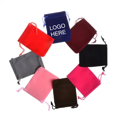 Velvet Drawstring Jewelry Gift Bag Pounch