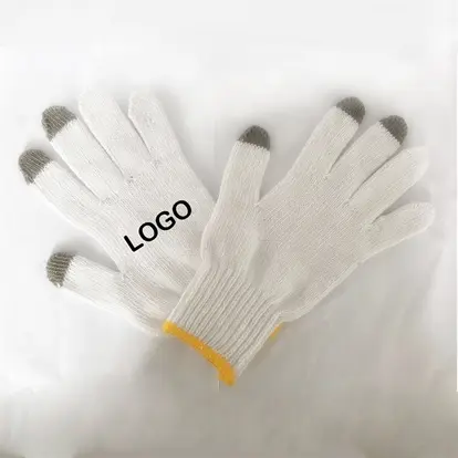 Knitted Security Touch Screen Safety Gloves