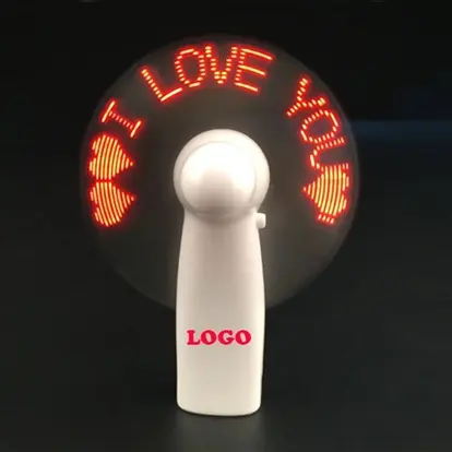 Custom Mini Fan with LED Message