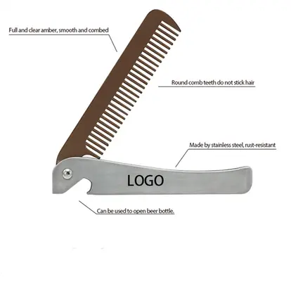 Multifunction Pocket Folding Comb