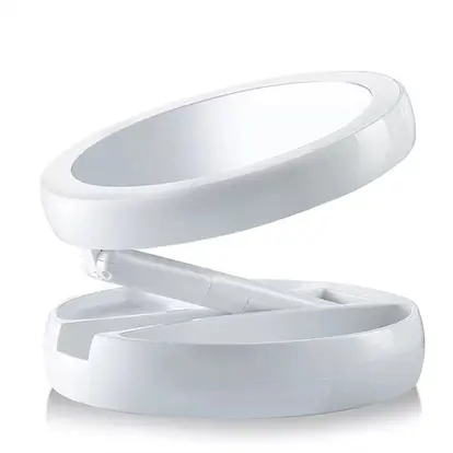 Folding Table Compact Mirror USB