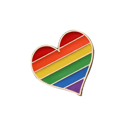 Rainbow Pin Badge
