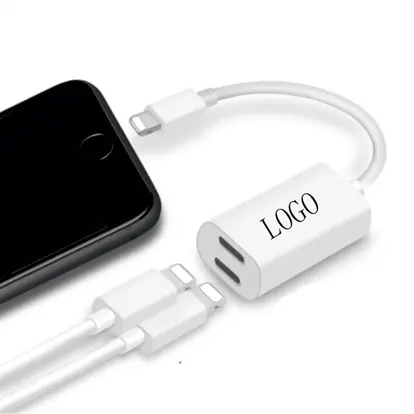 2 in 1 Double Ports Audio Casque Chargeur iOS 11.3