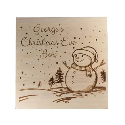 Wooden Christmas Decoration Gift Box