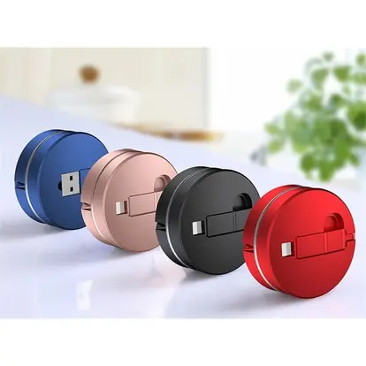 Round 2 in 1 charger cable