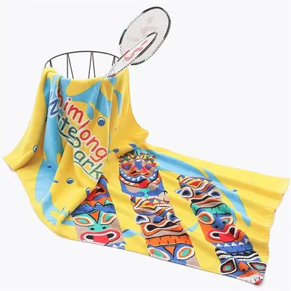 Custom Fiber Reactive Beach Towel 30" W x 60" L