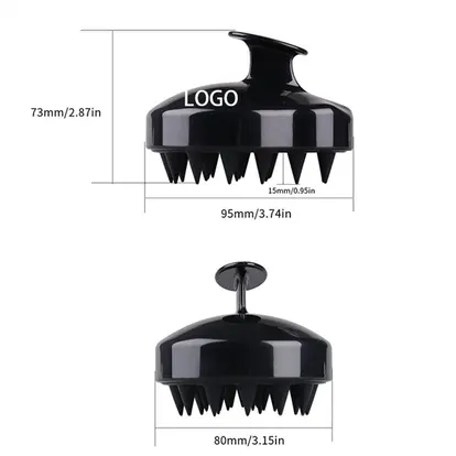 Silicone Shampoo Scalp Massage Brush