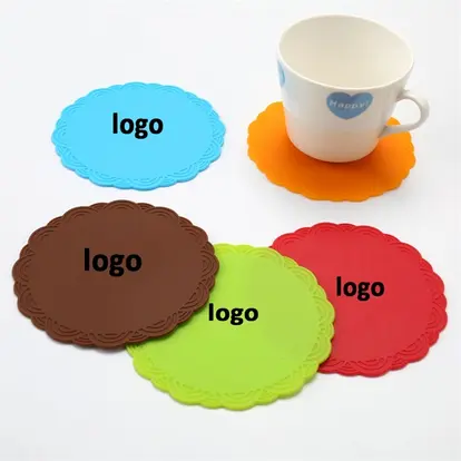 Round Heat Insulation Resistant Silicon Cup Mat