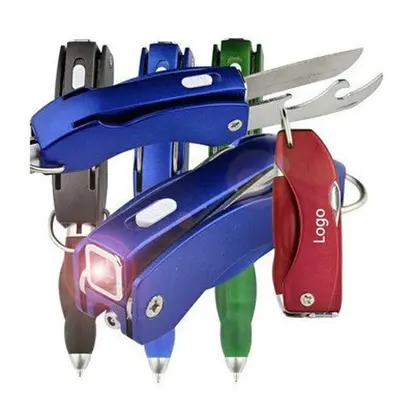 Multi-function tool pen with light