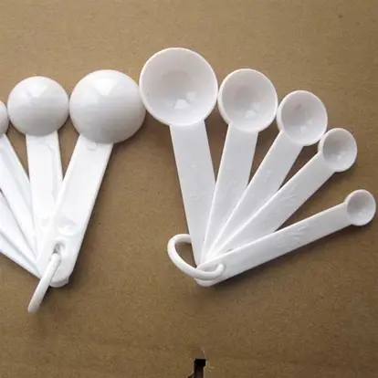 5-Piece Plastic Measuring Spoon Set