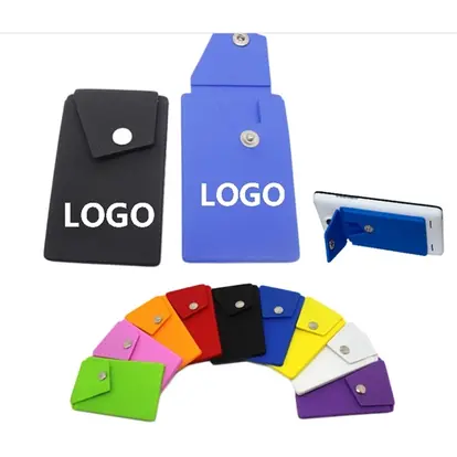 Cell Phone Stick On Wallet Card Holder Phone Pocket