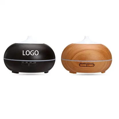 LED Timed Wooden Water Diffuser Air Cleaner Humidifier