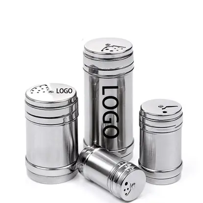 Stainless Steel Salt and Pepper Shaker Duster Cruet Mill