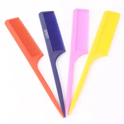 Long Hotel Handle Rat Tail Comb Haircut