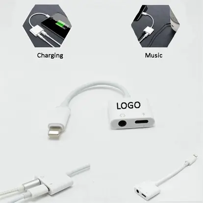 2 in 1 3.5mm Earphone Converter For Phone