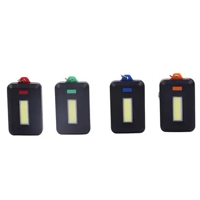 COB Outdoor Keychain Mini Flashlight