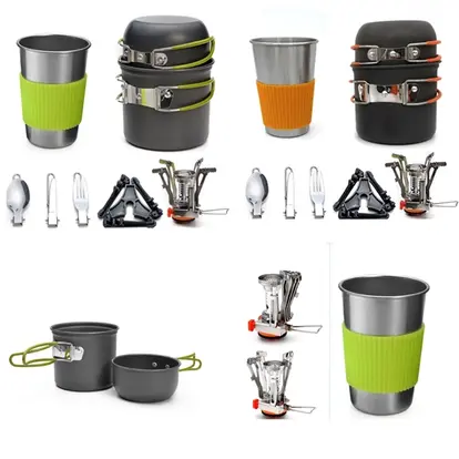 Outdoor Camping Picnic Set Pot Set Cutlery Set