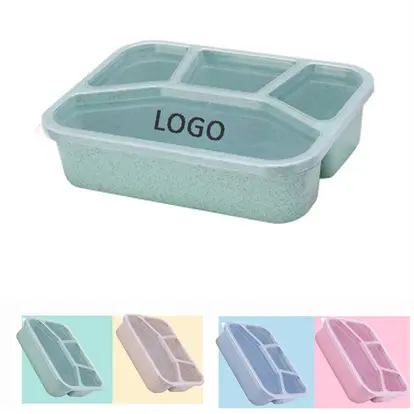 Eco-Friendly Wheat Straw Lunch Bento Box