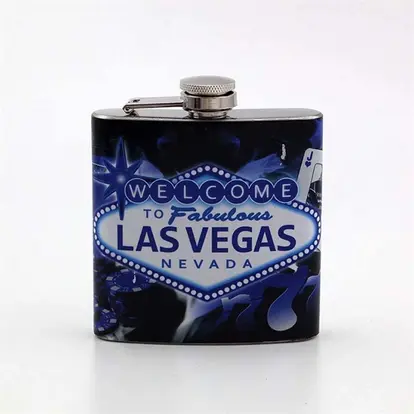 6 oz Stainless Steel Hip Flask