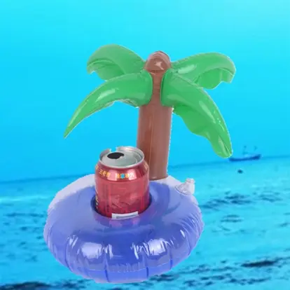 Inflatable Fun Palm Tree Float Cup Holder