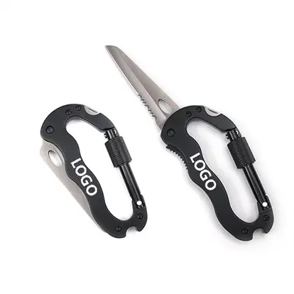 Multi-Function Carabiner Pocket Knife