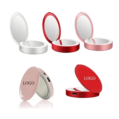 LED Mirror With Power Bank
