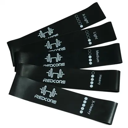 Black Yoga Stretch Loop Bands