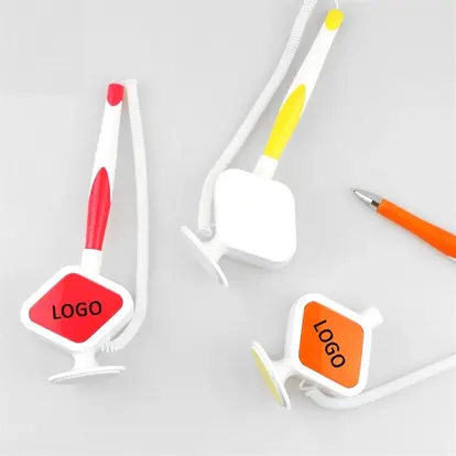 Bank Counter Ball Pen With Holder And Chain