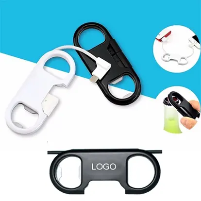 Multifunction USB Charging Data Sync Cable Bottle Opener Key