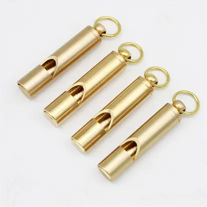 Brass Survival Whistle
