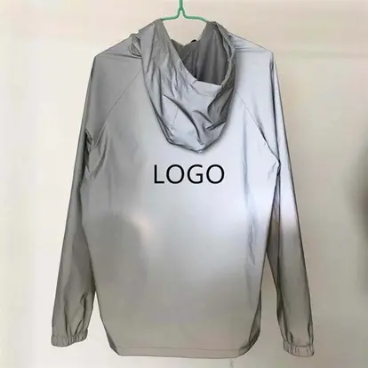 M -XXL polyester full reflective pullover jacket
