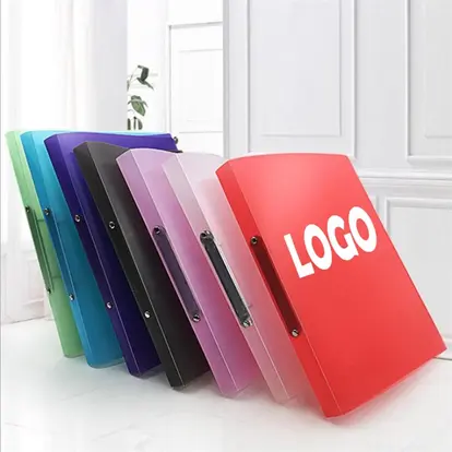 2 Hole A4 Plastic File Folders