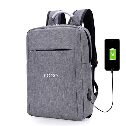 15 In Laptop Backpack Case Briefcase USB