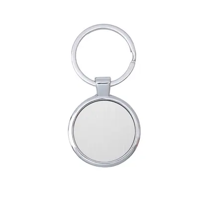 Round Metal Keyring