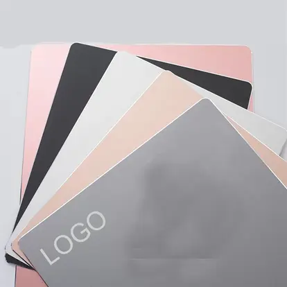 9.8" aluminum mouse pad