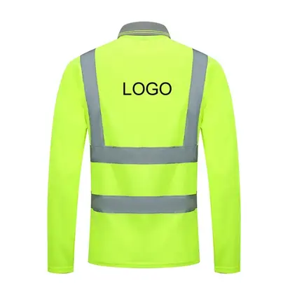 L to XXXL safety reflective long sleeves T-shirt